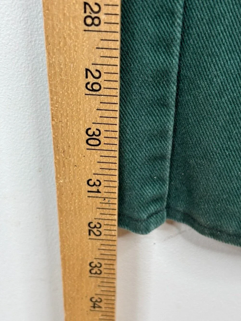 VTG Rockies Jeans 28/7 Green High Waist Bareback Western Denim 80s Made in USA